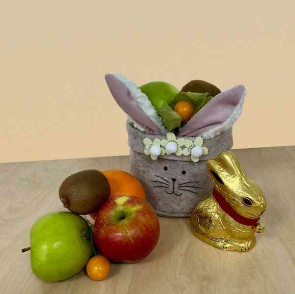 Osterkorb kleiner Hase