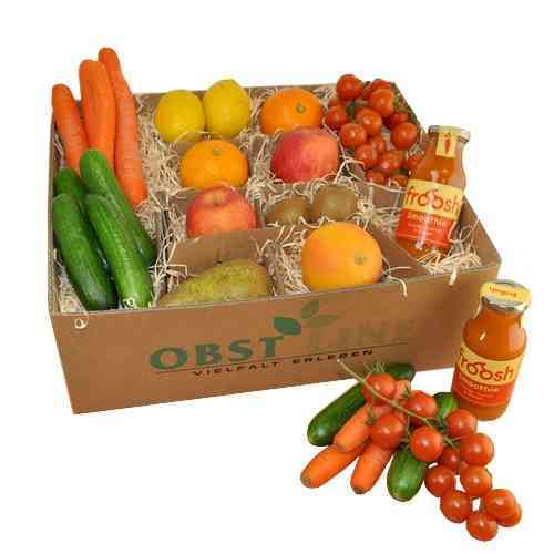 Geschenkbox im Detoy Style mit Smoothie Orange, Carrot & Ginger